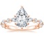 14K Rose Gold Versailles Three-Quarter Coverage Diamond Ring (1/2 ct. tw.), smalltop view