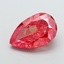 7.14 Ct. Fancy Vivid  Pink Pear Lab Grown Diamond