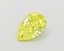 1.01 Ct. Fancy Vivid Yellow Pear Lab Grown Diamond