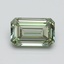 1.01 Ct. Fancy Intense Green Emerald Lab Grown Diamond