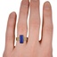 The Bethesda Ring, smallzoomed in top view on a hand