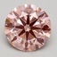 2.80 Ct. Fancy Intense Pink Round Lab Grown Diamond