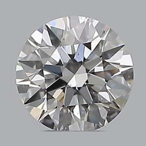 Round diamond — real photo