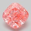 2.06 Ct. Fancy Vivid Pink Cushion Lab Grown Diamond