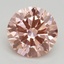 2.20 Ct. Fancy Intense Pink Round Lab Grown Diamond