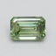 1.04 Ct. Fancy Vivid Pacific Green Emerald Lab Grown Diamond
