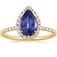 18K Yellow Gold Waverly Halo Diamond Ring (1/2 ct. tw.), smalltop view