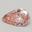 0.56 Ct. Fancy Intense Pink Pear Lab Grown Diamond