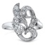 Retro Diamond Cocktail Ring