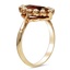 The Aolani Ring, smalltop view on a hand