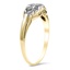 The Margherita Ring, smalltop view on a hand