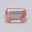 1.07 Ct. Fancy Pink Emerald Lab Grown Diamond