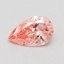 0.50 Ct. Fancy Intense Pink Pear Lab Grown Diamond