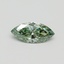 0.61 Ct. Fancy Vivid Pacific Green Marquise Lab Grown Diamond