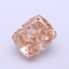 3.10 Ct. Fancy Light  Brown Cushion Lab Grown Diamond