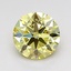 0.99 Ct. Fancy Light Yellow Round Lab Grown Diamond