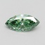 1.06 Ct. Fancy Vivid Pacific Green Marquise Lab Grown Diamond