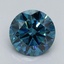 2.14 Ct. Fancy Vivid Blue Round Lab Grown Diamond