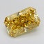 3.99 Ct. Fancy Vivid Yellow Radiant Lab Grown Diamond
