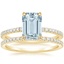 18KY Aquamarine Luxe Viviana Diamond Bridal Set (1/2 ct. tw.), smalltop view