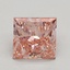 2.07 Ct. Fancy Intense Pink Princess Lab Grown Diamond