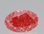 0.79 Ct. Fancy Vivid Pink Oval Lab Grown Diamond