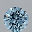 1.42 Ct. Fancy Vivid Blue Round Lab Grown Diamond
