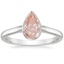 Platinum Luna 2mm Bezel Ring, smalltop view