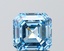 1.54 Ct. Fancy Vivid Blue Asscher Lab Grown Diamond