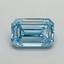 10.06 Ct. Fancy Vivid Blue Emerald Lab Grown Diamond