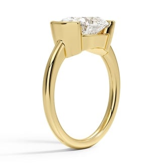 Custom Semi Bezel Diamond Ring