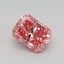 0.40 Ct. Fancy Vivid Pink Radiant Lab Grown Diamond