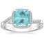 Platinum Chamise Halo Diamond Ring (1/5 ct. tw.), smalltop view