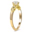 The Natassia Ring, smalltop view on a hand