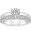 Platinum 3mm Comfort Fit Ring with Luxe Sienna Diamond Ring (5/8 ct. tw.)