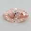 1.04 Ct. Fancy Vivid Pink Marquise Lab Grown Diamond