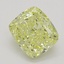 1.01 Ct. Fancy Yellow Cushion Diamond