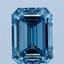2.06 Ct. Fancy Vivid Blue Emerald Lab Grown Diamond