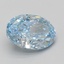 5.10 Ct. Fancy Vivid Blue Oval Lab Grown Diamond