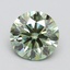 1.71 Ct. Fancy Intense Green Round Lab Grown Diamond