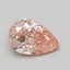 3.07 Ct. Fancy Vivid Pink Pear Lab Grown Diamond