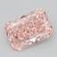 5.06 Ct. Fancy Vivid  Pink Radiant Lab Grown Diamond