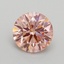 1.70 Ct. Fancy Intense Pink Round Lab Grown Diamond