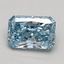 1.76 Ct. Fancy Vivid Blue Radiant Lab Grown Diamond