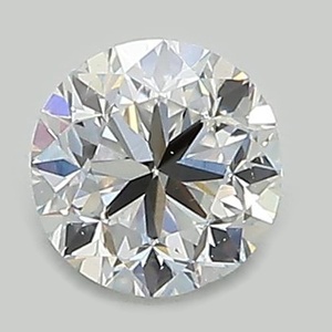 Round diamond — real photo