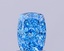 1.04 Ct. Fancy Vivid  Blue Cushion Lab Grown Diamond