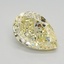 1.64 Ct. Fancy Intense Yellow Pear Lab Grown Diamond