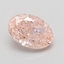 1.08 Ct. Fancy Vivid Pink Oval Lab Grown Diamond