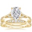 18KY Moissanite Zinnia Diamond Bridal Set (1/2 ct. tw.), smalltop view