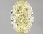 2.00 Ct. Fancy Intense Yellow Oval Lab Grown Diamond